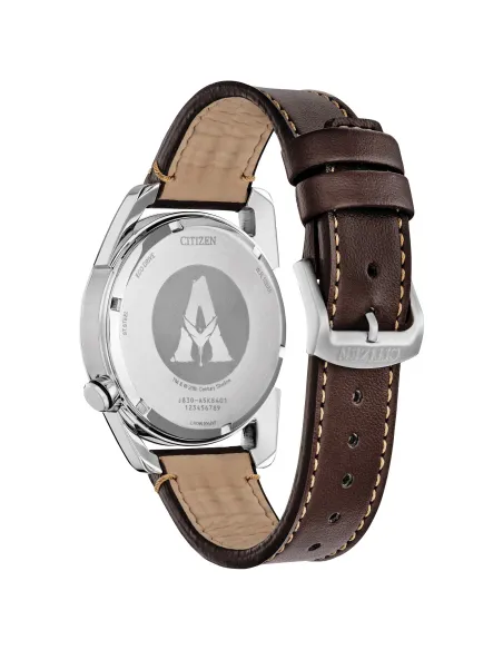 reloj hombre Citizen Eco-Drive Avatar Pandora AW2060-02W 42mm 100m WR correa de cuero