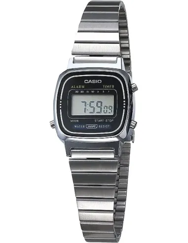 Reloj casio collection LA670WEA-1EF cronografo multifuncional - acero inoxidable - water resist