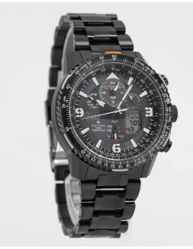 Reloj hombre Aviador Radiocontrol Citizen Promaster SkyHawk JY8075-51E 45mm Alarma Baño de Iones cristal de Zafiro 200m
