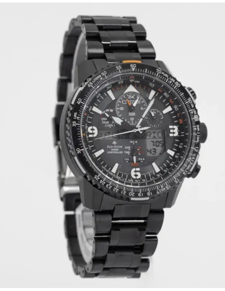 Reloj hombre Aviador Radiocontrol Citizen Promaster SkyHawk JY8075-51E 45mm Alarma Baño de Iones cristal de Zafiro 200m