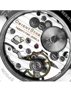 reloj mecánico hombre Orient Star Skeleton RK-AZ0002S JDM 39mm 50m WR Cristal de zafiro esférico doble 2