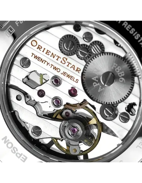 reloj mecánico hombre Orient Star Skeleton RK-AZ0002S JDM 39mm 50m WR Cristal de zafiro esférico doble