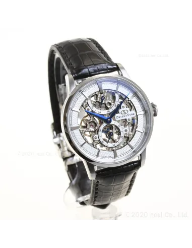 reloj mecánico hombre Orient Star Skeleton RK-AZ0002S JDM 39mm 50m WR Cristal de zafiro esférico doble