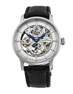reloj mecánico hombre Orient Star Skeleton RK-AZ0002S JDM 39mm 50m WR Cristal de zafiro esférico doble