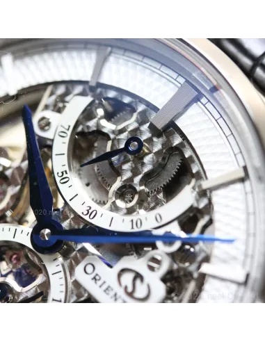 reloj mecánico hombre Orient Star Skeleton RK-AZ0002S JDM 39mm 50m WR Cristal de zafiro esférico doble