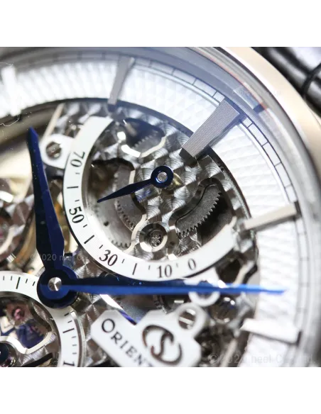 reloj mecánico hombre Orient Star Skeleton RK-AZ0002S JDM 39mm 50m WR Cristal de zafiro esférico doble