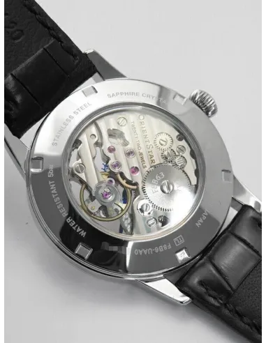 reloj mecánico hombre Orient Star Skeleton RK-AZ0002S JDM 39mm 50m WR Cristal de zafiro esférico doble