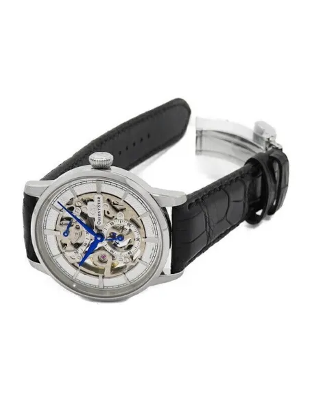 reloj mecánico hombre Orient Star Skeleton RK-AZ0002S JDM 39mm 50m WR Cristal de zafiro esférico doble