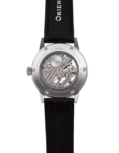 reloj mecánico hombre Orient Star Skeleton RK-AZ0002S JDM 39mm 50m WR Cristal de zafiro esférico doble