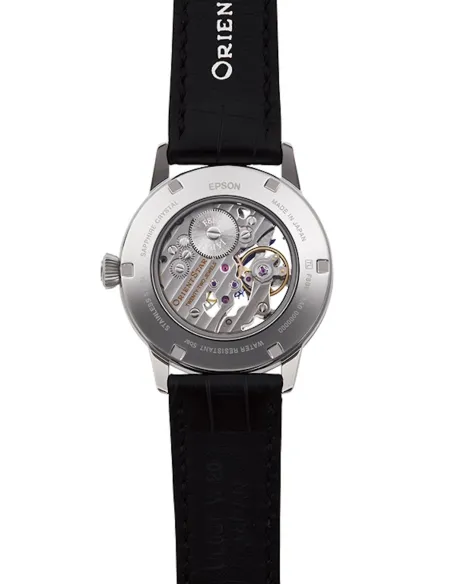 reloj mecánico hombre Orient Star Skeleton RK-AZ0002S JDM 39mm 50m WR Cristal de zafiro esférico doble