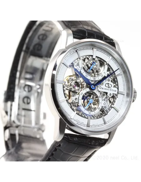 reloj mecánico hombre Orient Star Skeleton RK-AZ0002S JDM 39mm 50m WR Cristal de zafiro esférico doble