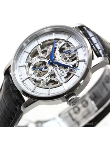reloj mecánico hombre Orient Star Skeleton RK-AZ0002S JDM 39mm 50m WR Cristal de zafiro esférico doble