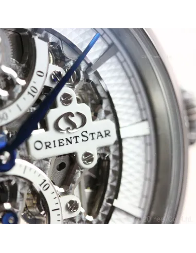 reloj mecánico hombre Orient Star Skeleton RK-AZ0002S JDM 39mm 50m WR Cristal de zafiro esférico doble