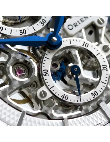 reloj mecánico hombre Orient Star Skeleton RK-AZ0002S JDM 39mm 50m WR Cristal de zafiro esférico doble