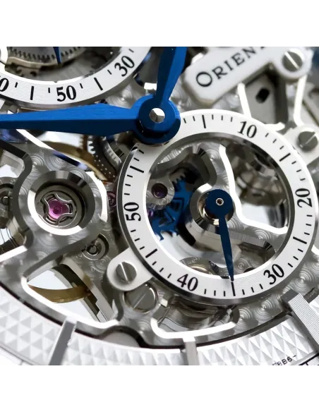 reloj mecánico hombre Orient Star Skeleton RK-AZ0002S JDM 39mm 50m WR Cristal de zafiro esférico doble