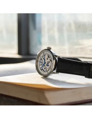 reloj mecánico hombre Orient Star Skeleton RK-AZ0002S JDM 39mm 50m WR Cristal de zafiro esférico doble