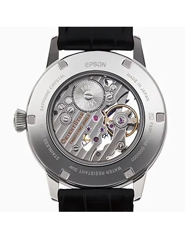 reloj mecánico hombre Orient Star Skeleton RK-AZ0002S JDM 39mm 50m WR Cristal de zafiro esférico doble