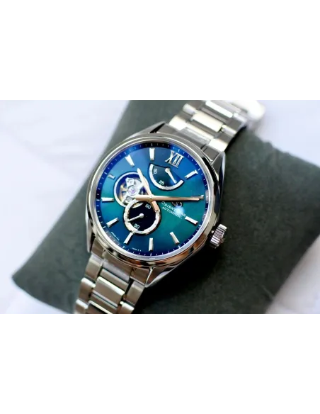 reloj automáitco hombre ORIENT STAR M34 F7 SEMI SKELETON RK-BY0001A Aurora Borealis JDM 40mm cristal de zafiro 100m