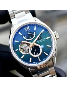 reloj automáitco hombre ORIENT STAR M34 F7 SEMI SKELETON RK-BY0001A Aurora Borealis JDM 40mm cristal de zafiro 100m