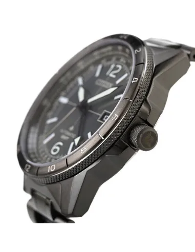 Reloj automático aviador hombre Citizen SkyHawk Promaster Air GMT  NB6045-51H JDM 44.5mm  200m WR cristal de zafiro