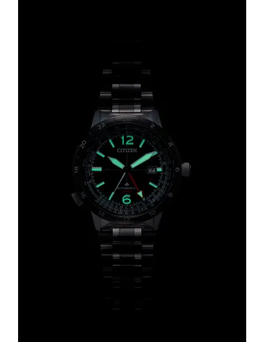 reloj automático hombre Citizen Promaster Sky GMT NB6046-59E JDM 44.5MM 200M WR cristal de zafiro