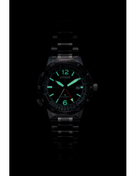 reloj automático hombre Citizen Promaster Sky GMT NB6046-59E JDM 44.5MM 200M WR cristal de zafiro