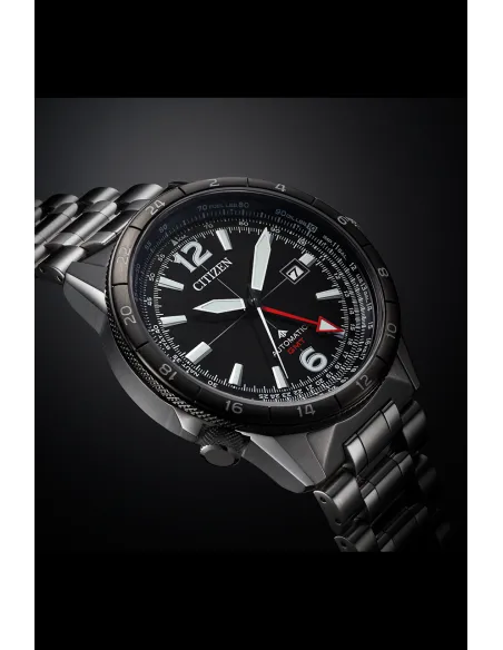 reloj automático hombre Citizen Promaster Sky GMT NB6046-59E JDM 44.5MM 200M WR cristal de zafiro
