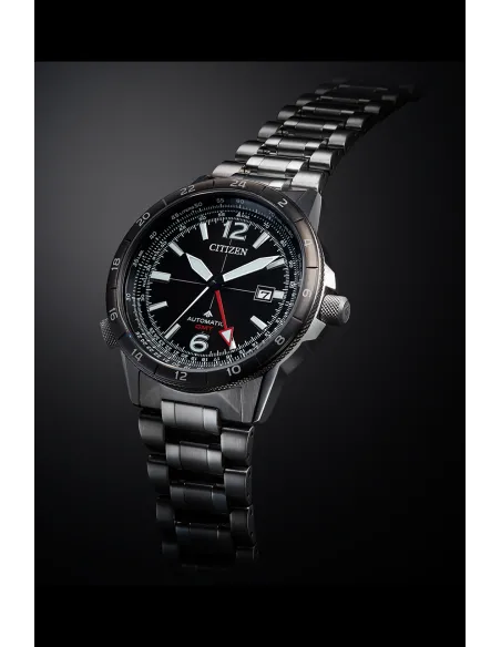 reloj automático hombre Citizen Promaster Sky GMT NB6046-59E JDM 44.5MM 200M WR cristal de zafiro
