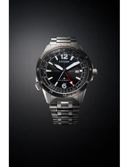 reloj automático hombre Citizen Promaster Sky GMT NB6046-59E JDM 44.5MM 200M WR cristal de zafiro