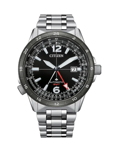 reloj automático hombre Citizen Promaster Sky GMT NB6046-59E JDM 44.5MM 200M WR cristal de zafiro