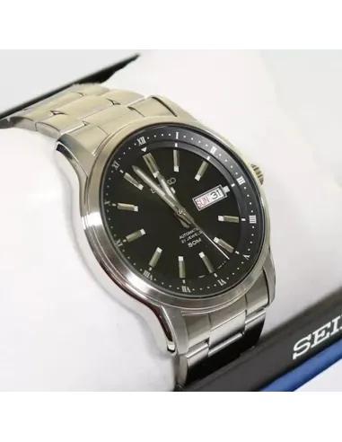 reloj automático hombre Seiko 5 SNKP11K1 42mm 50m WR correa de acero