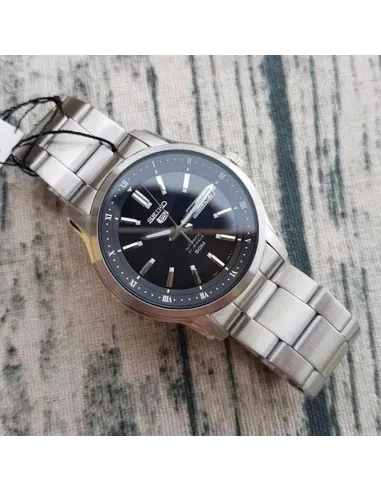 reloj automático hombre Seiko 5 SNKP11K1 42mm 50m WR correa de acero