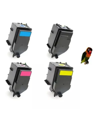 4 Toner Compatibles Olivetti d-Color MF3302 NEGRO CIÁN MAGENTA AMARILLO