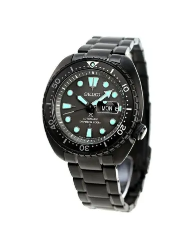 Seiko Prospex Turtle SBDY127 JDM automatico 45mm The Black Series 200m WR cristal de zafiro anti-reflejos JDM