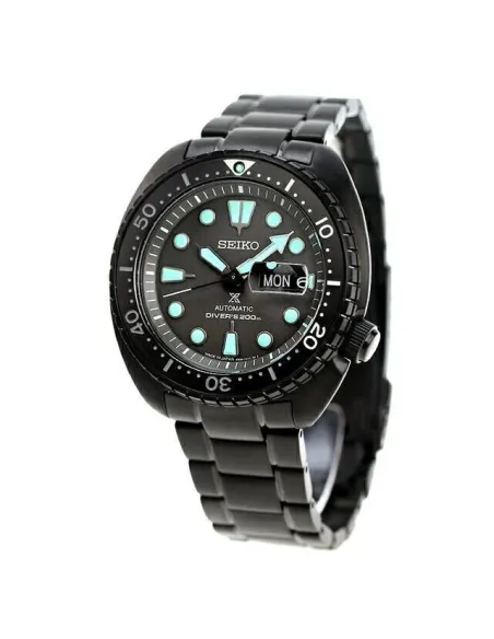 Seiko Prospex Turtle SBDY127 JDM automatico 45mm The Black Series 200m WR cristal de zafiro anti-reflejos JDM