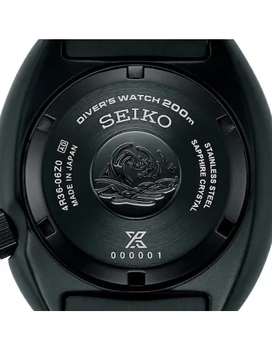 Seiko Prospex Turtle SBDY127 JDM automatico 45mm The Black Series 200m WR cristal de zafiro anti-reflejos JDM