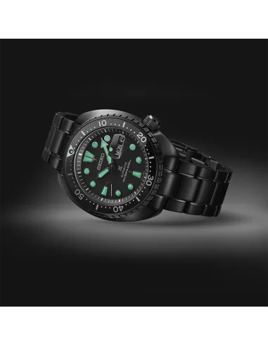 Seiko Prospex Turtle SBDY127 JDM automatico 45mm The Black Series 200m WR cristal de zafiro anti-reflejos JDM