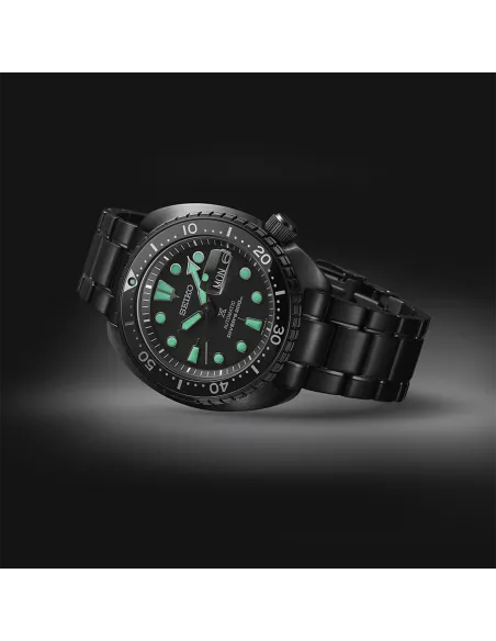 Seiko Prospex Turtle SBDY127 JDM automatico 45mm The Black Series 200m WR cristal de zafiro anti-reflejos JDM