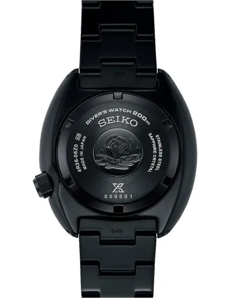 Seiko Prospex Turtle SBDY127 JDM automatico 45mm The Black Series 200m WR cristal de zafiro anti-reflejos JDM