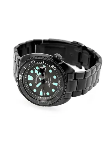 Seiko Prospex Turtle SBDY127 JDM automatico 45mm The Black Series 200m WR cristal de zafiro anti-reflejos JDM