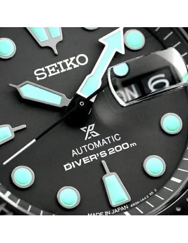 Seiko Prospex Turtle SBDY127 JDM automatico 45mm The Black Series 200m WR cristal de zafiro anti-reflejos JDM