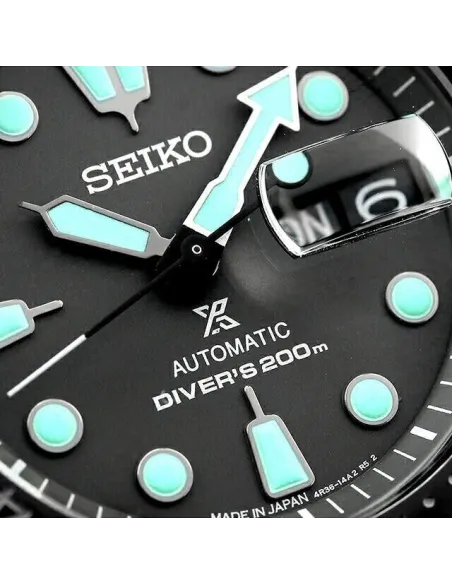 Seiko Prospex Turtle SBDY127 JDM automatico 45mm The Black Series 200m WR cristal de zafiro anti-reflejos JDM