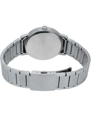 Reloj Casio MTP-E145D-1B correa de acero inoxidable