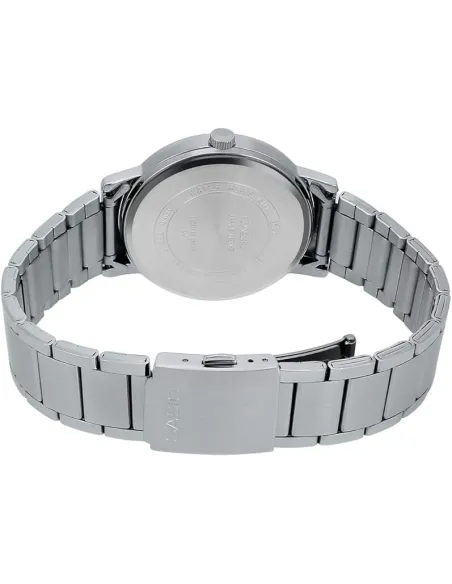 Reloj Casio MTP-E145D-1B correa de acero inoxidable