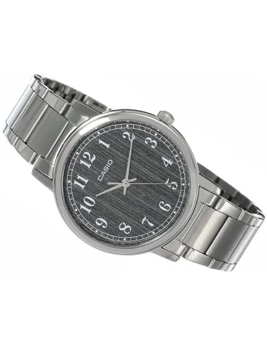 Reloj Casio MTP-E145D-1B correa de acero inoxidable