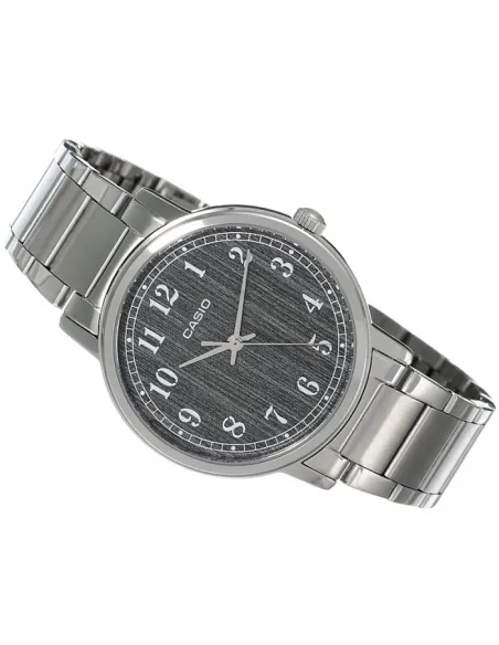 Reloj Casio MTP-E145D-1B correa de acero inoxidable