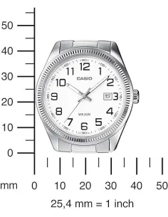 reloj hombre Casio Classic MTP-1302D-7B 38.5mm 50m WR correa de acero 2