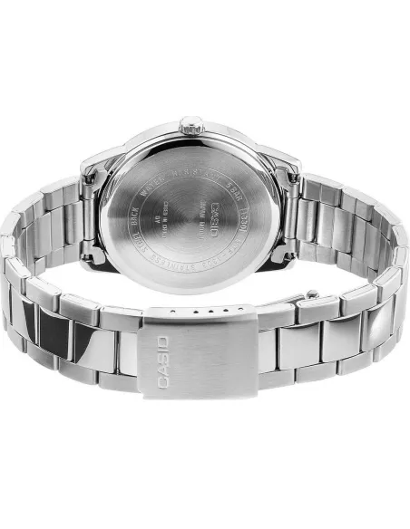reloj clásico hombre Casio MTP-1303PD-1A 40mm 50m WR  correa de acero Cierre de triple pliegue