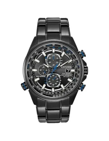 radio-control hombre Citizen Eco-Drive A-T AT8027-55H 43mm 200m WR cristal de zafiro Calendario perpetuo