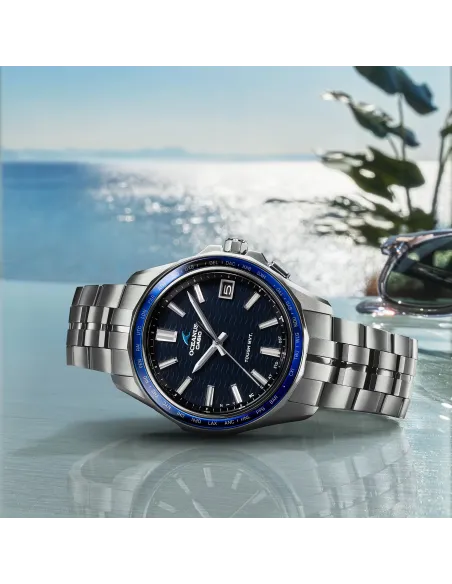 solar radio-control bluetooth titanio CASIO OCEANUS MANTA OCW-S400-2AJF JDM 41.3mm 100m WR correa y caja de titanio